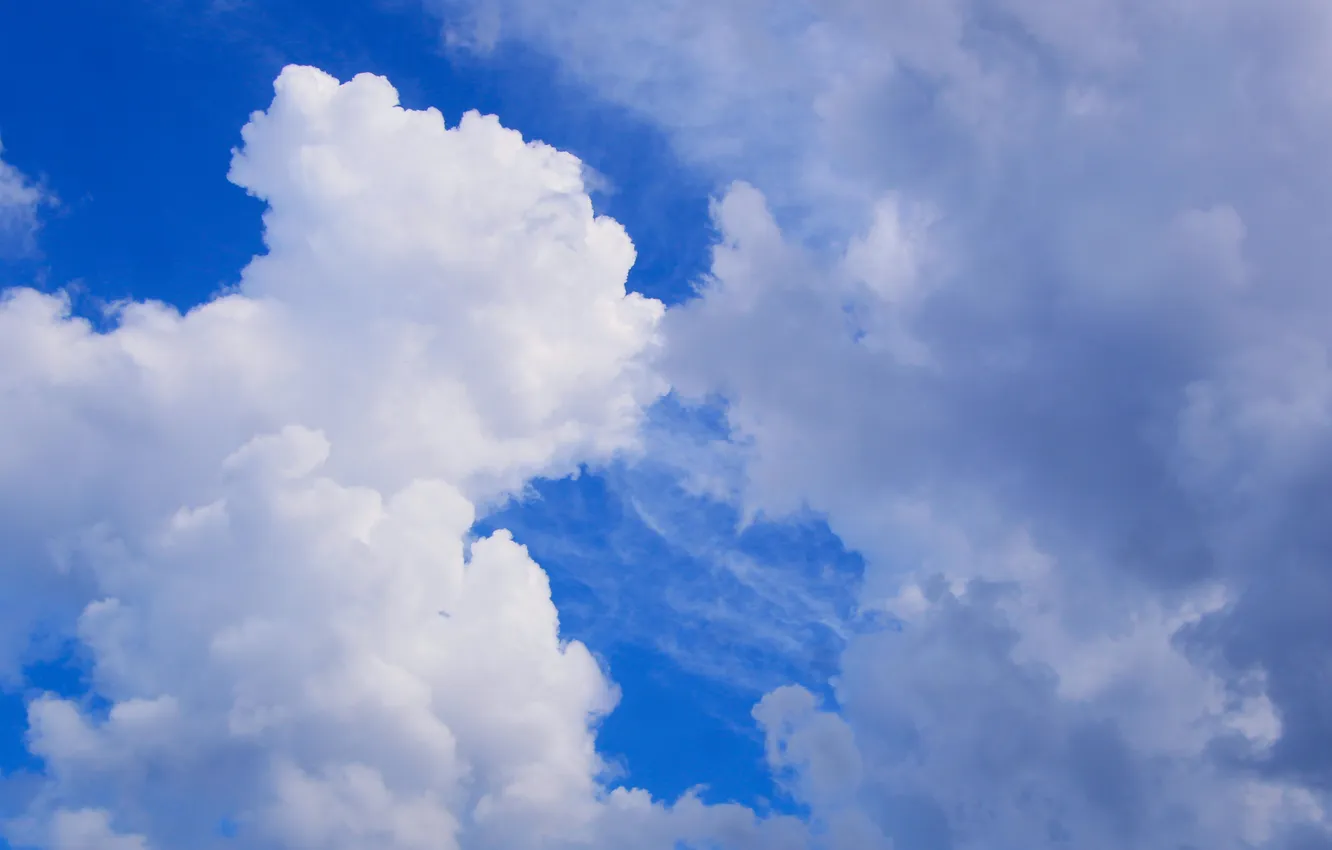 Photo wallpaper sky, blue, cloud