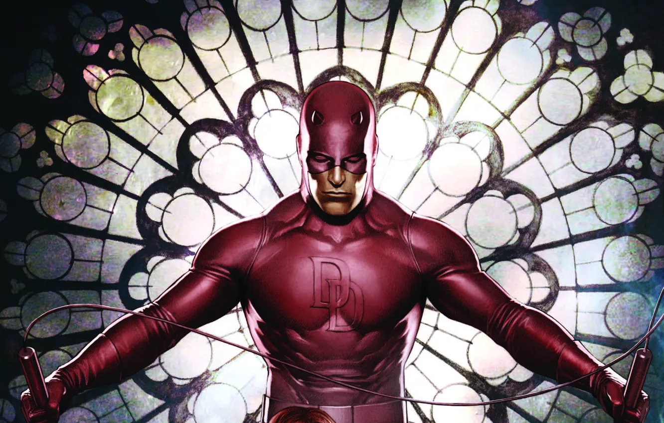 Photo wallpaper art, Daredevil, Comics, Matt Murdock, Marvvel