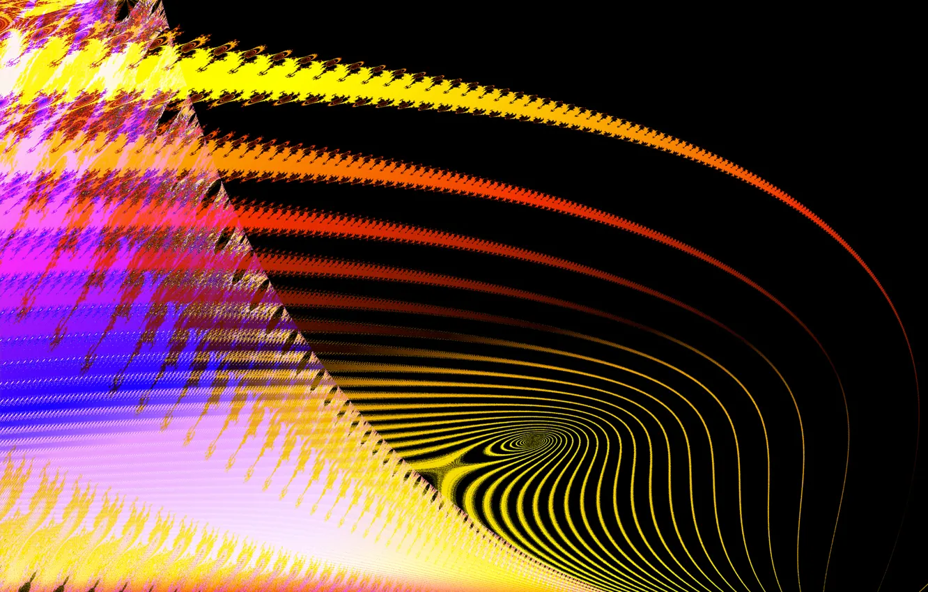 Photo wallpaper rays, light, line, background, color, curves