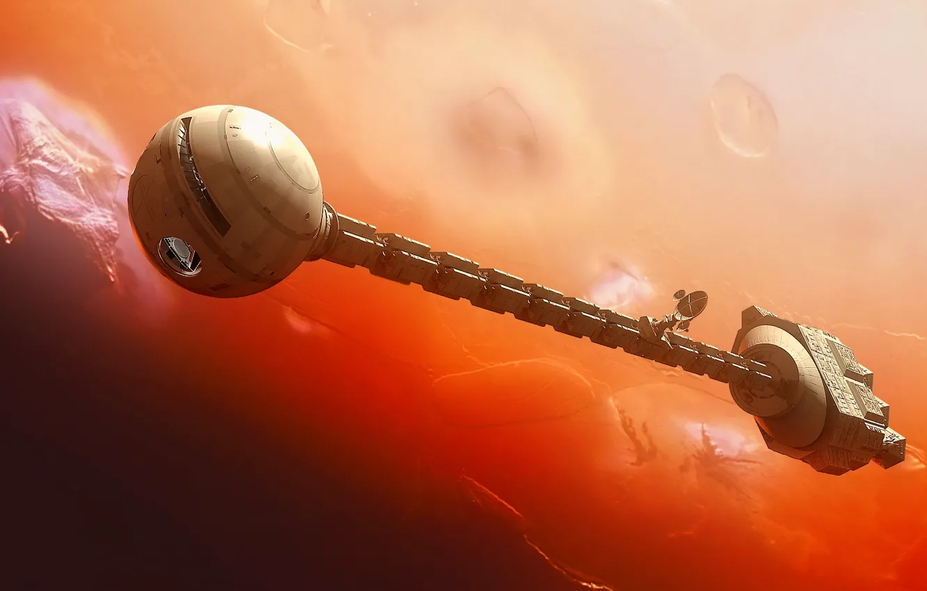 Photo wallpaper space, planet, 2001 discovery