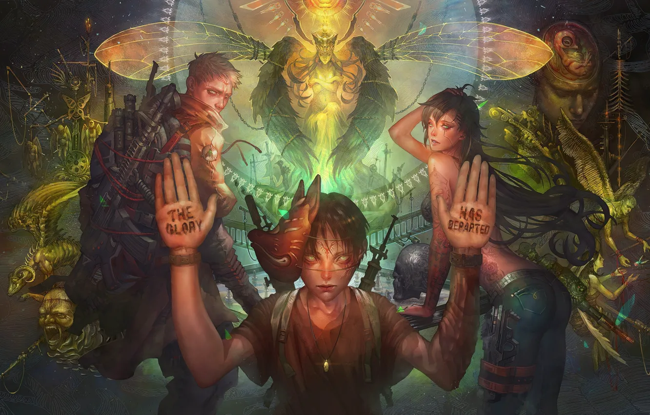 Photo wallpaper art, Illustration, Livia Prima, Ichabod, dopaprime