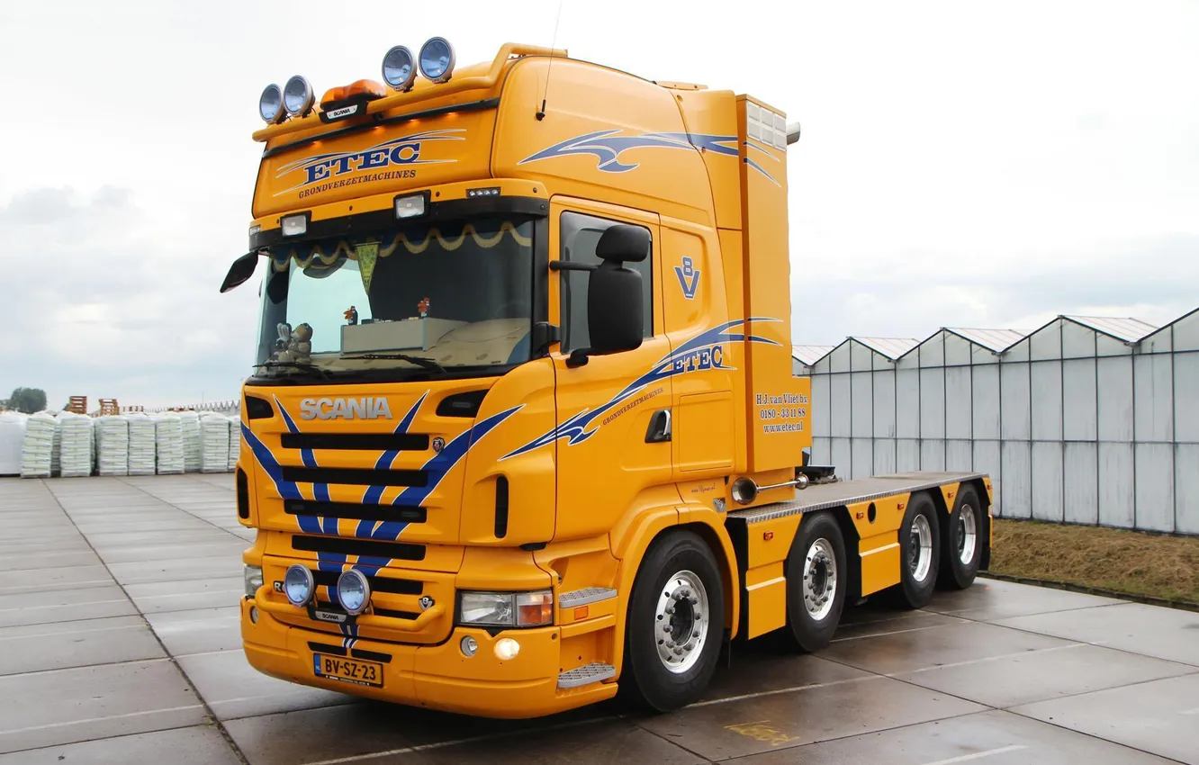 Photo wallpaper tuning, Truck, tuning, truck, Scania, Scania, Heavy truck