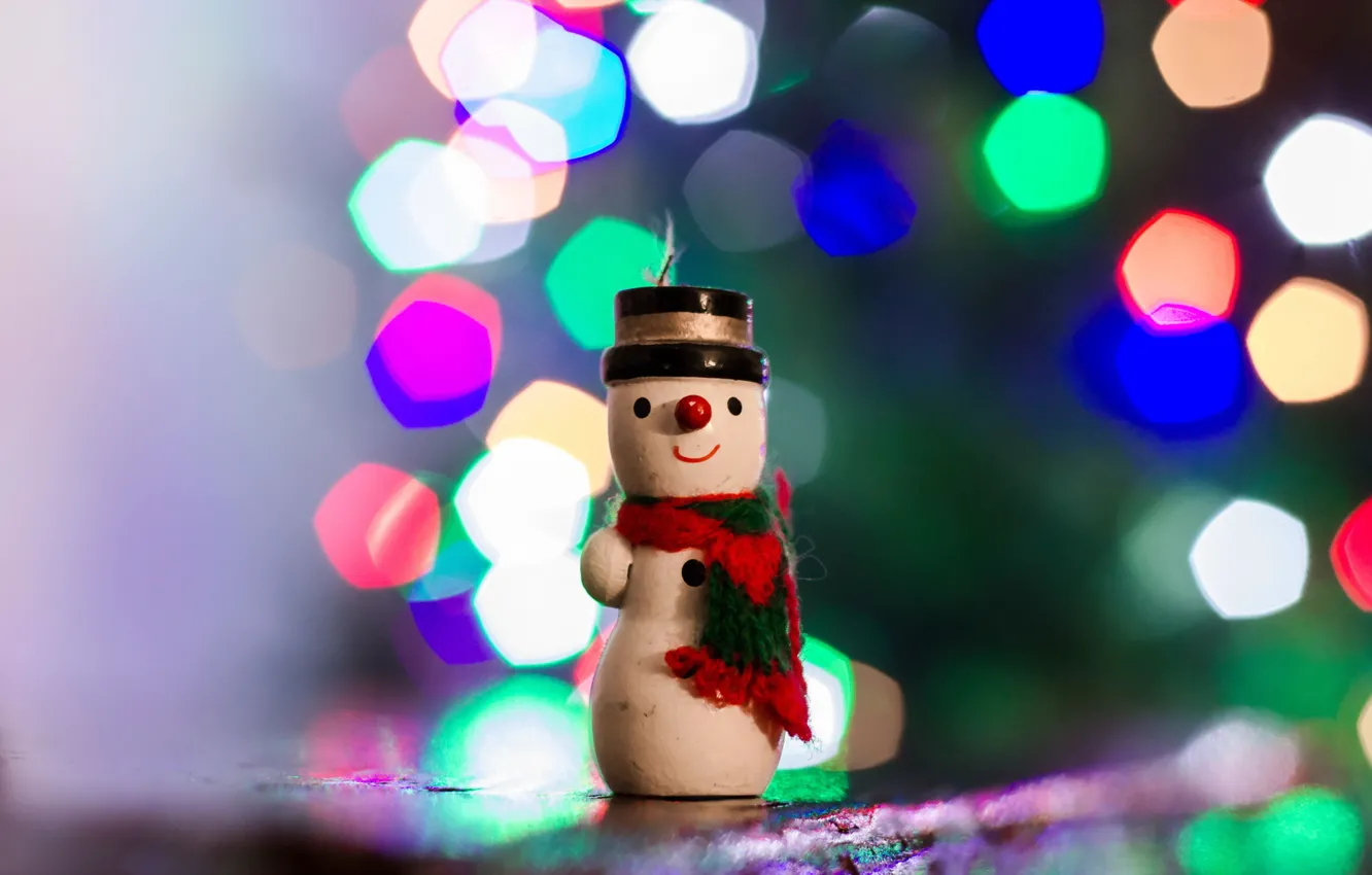 Photo wallpaper background, toy, snowman