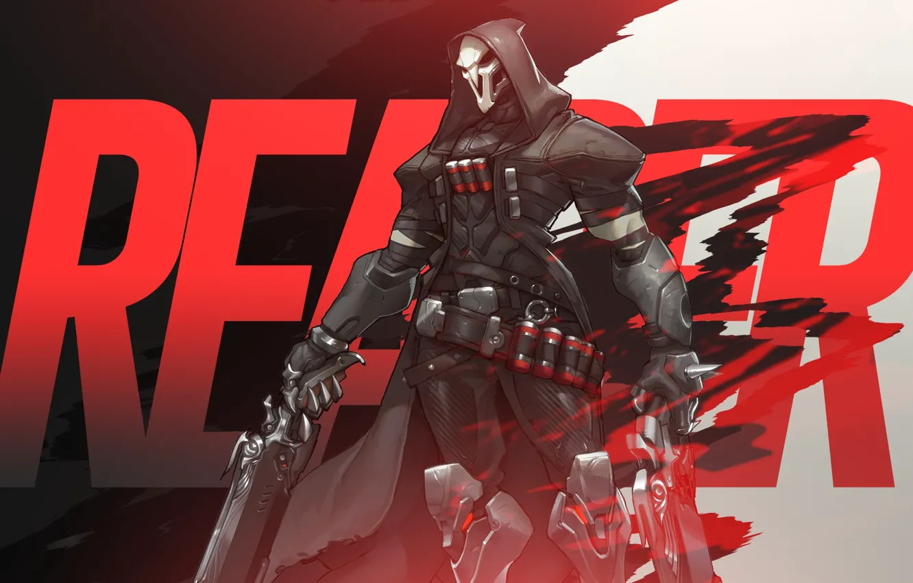 Photo wallpaper wallpaper, game, Blizzard, Reaper, Overwatch