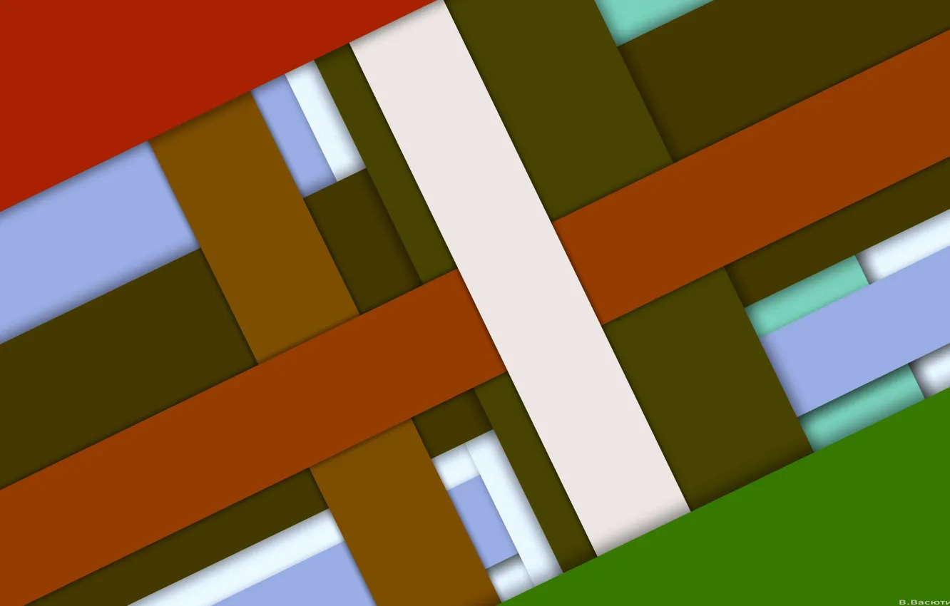 Photo wallpaper color, shadow, figure, layer