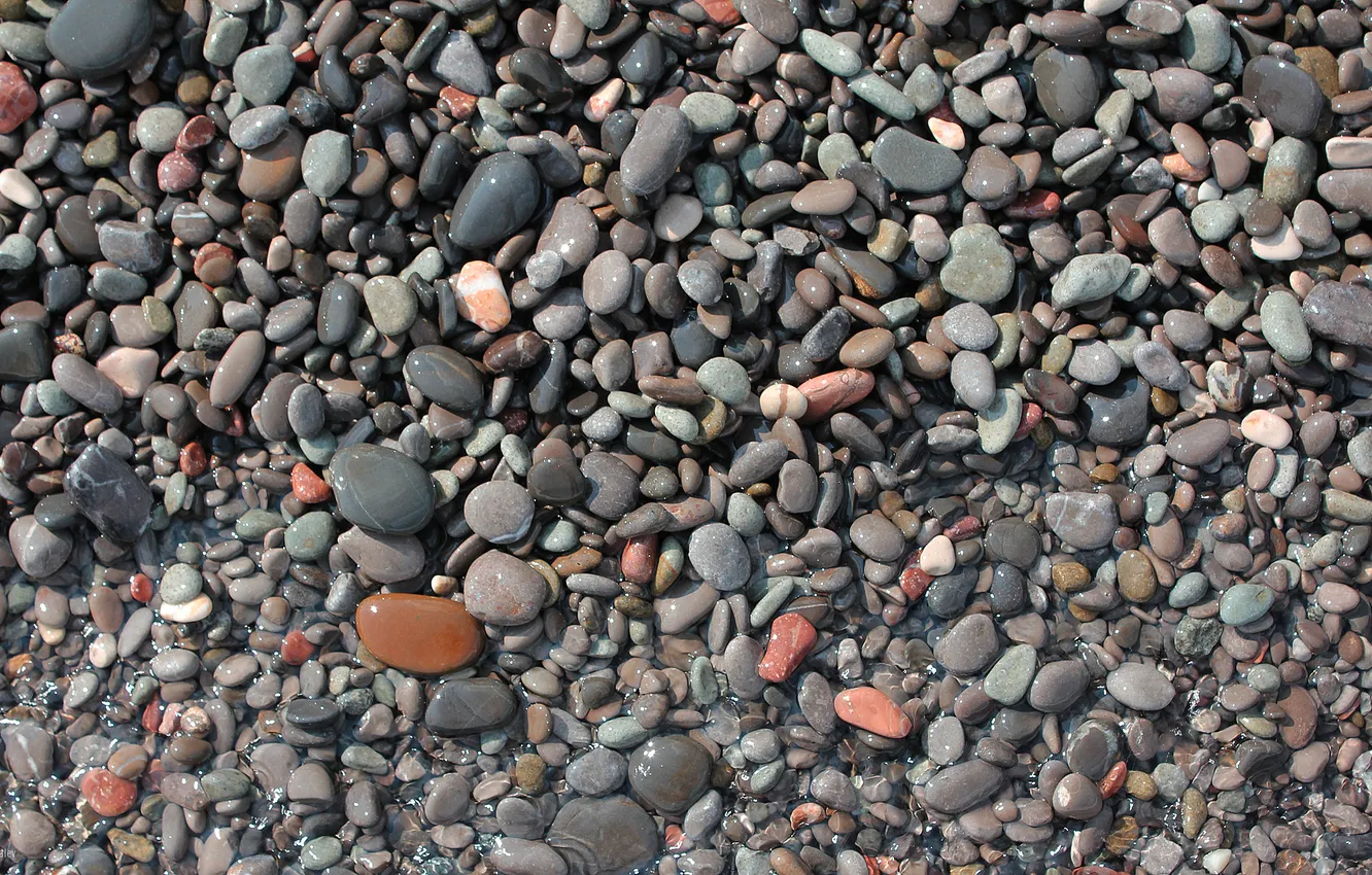 Photo wallpaper sea, shore, stone, Kmni