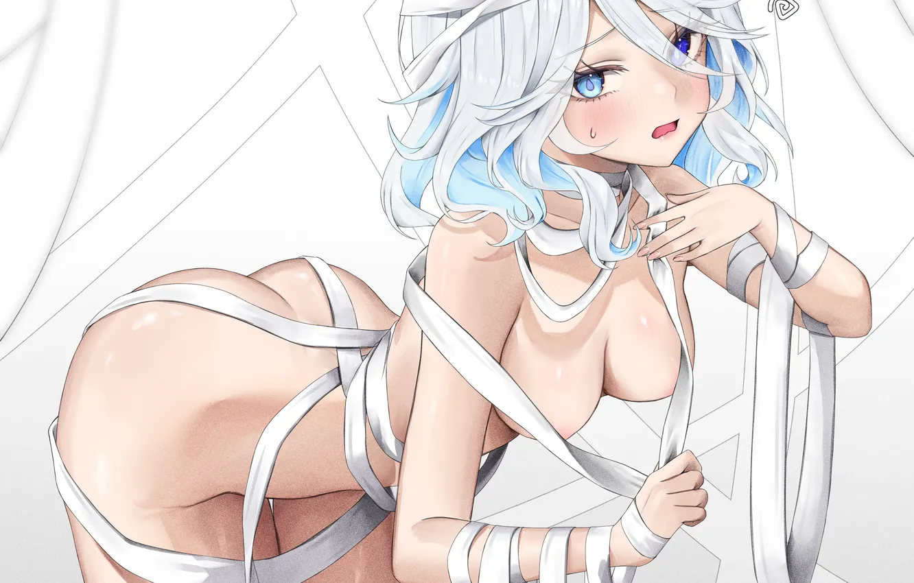 Photo wallpaper Krishna, Genshin Impact, Anime Hentai