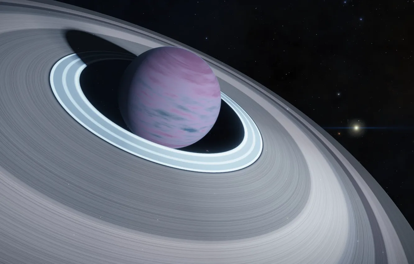 Photo wallpaper the game, ring, gas giant, Elite: Dangerous