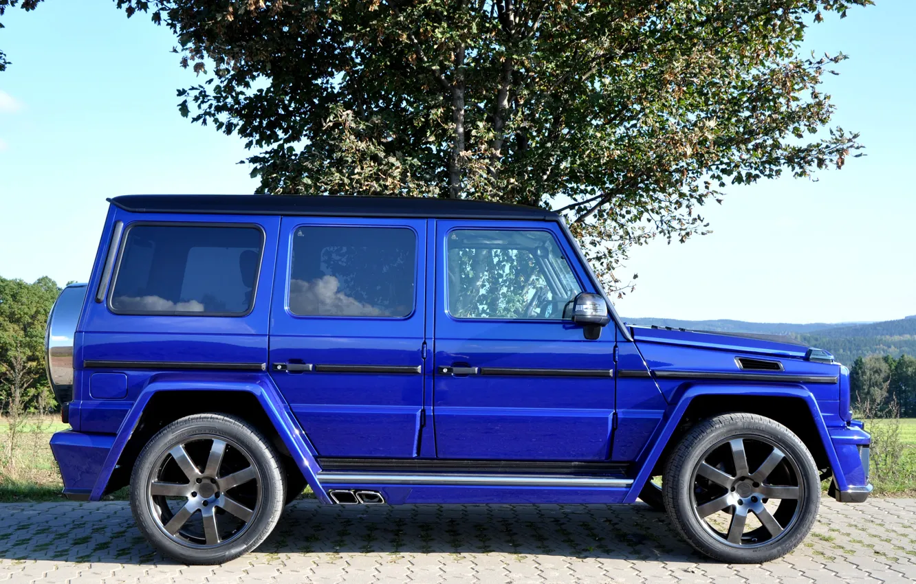 Photo wallpaper tuning, cdi, darkblue, German Special Customs, Mercedes-Benz G400