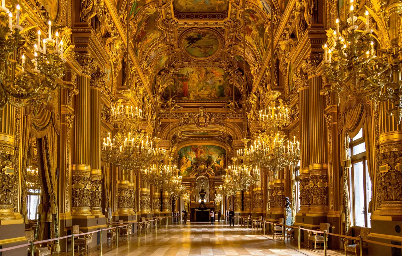 Photo wallpaper France, Paris, Opera Garnier