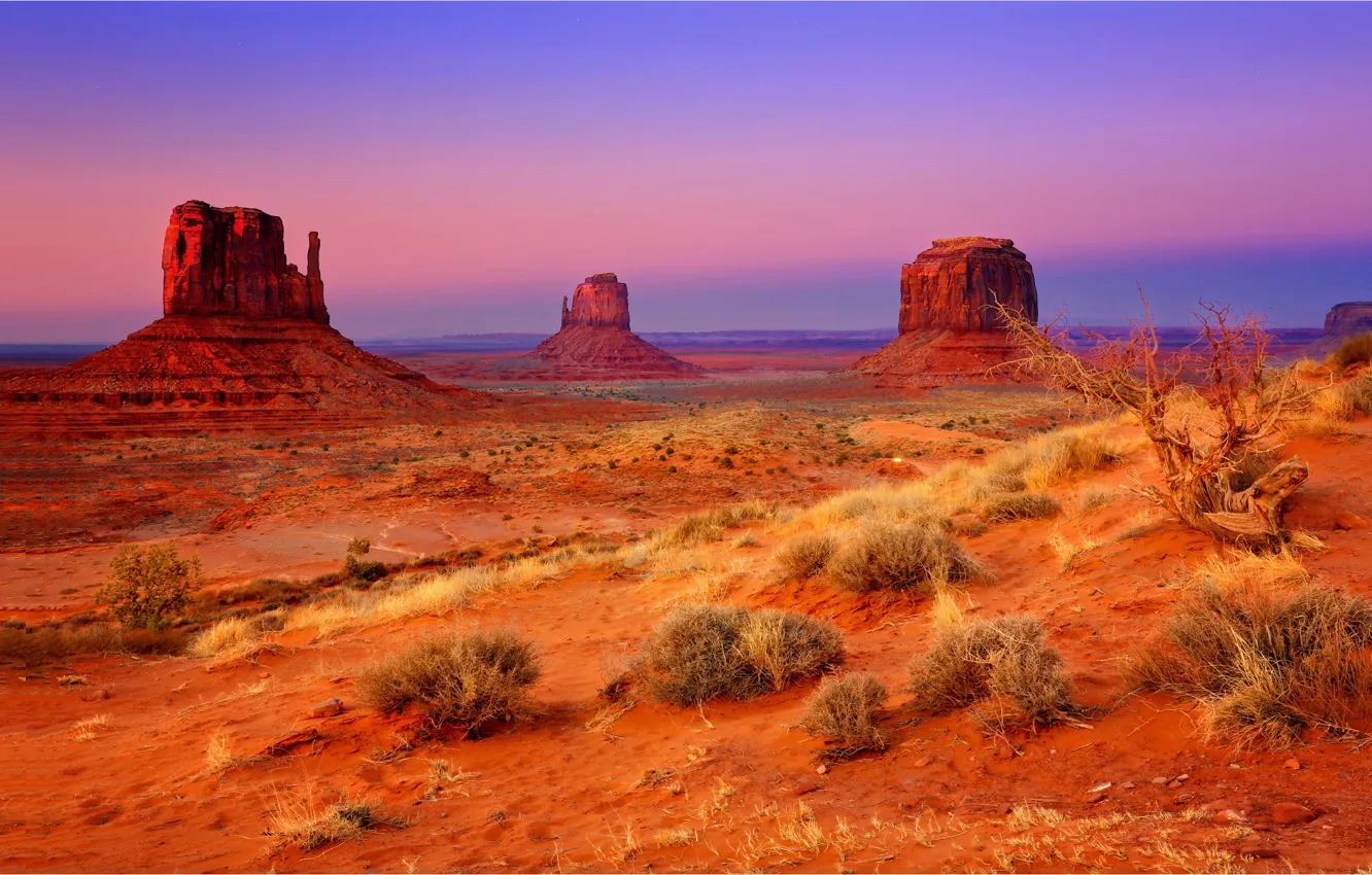 Photo wallpaper landscape, nature, rocks, desert, beauty
