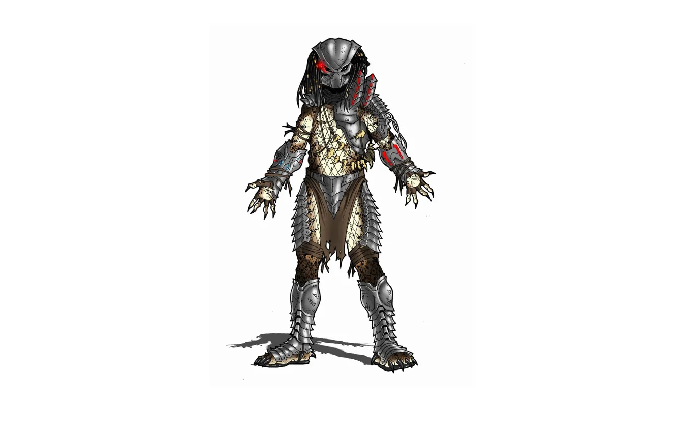 Photo wallpaper predator, Predator, hunter, thing helmet