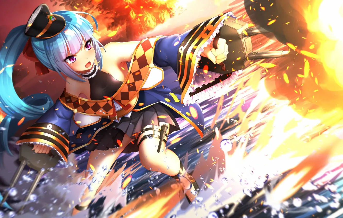 Photo wallpaper girl, sexy, long hair, dress, anime, beautiful, pretty, attractive