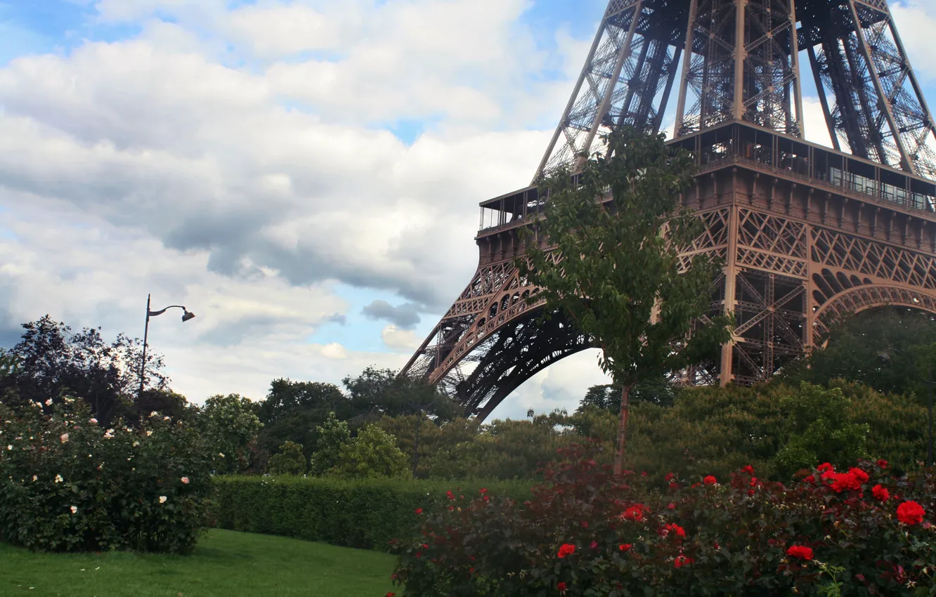 Photo wallpaper France, Paris, spring, Paris, France, spring, Eiffel Tower, architecture