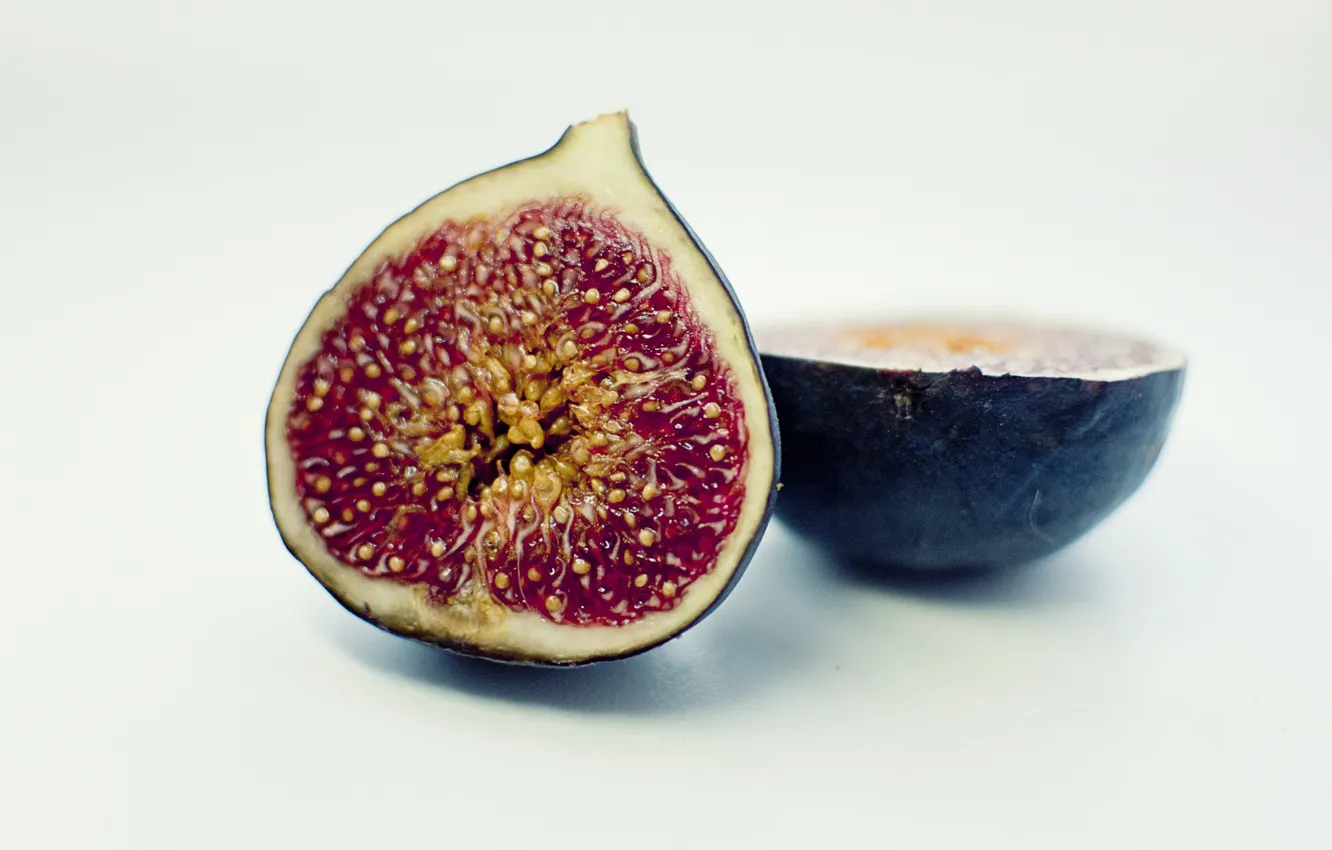 Photo wallpaper macro, fruit, figs
