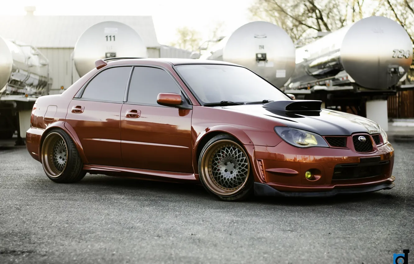 Photo wallpaper Subaru, Impreza, WRX, Japan, STI, tuning, power, Turbo
