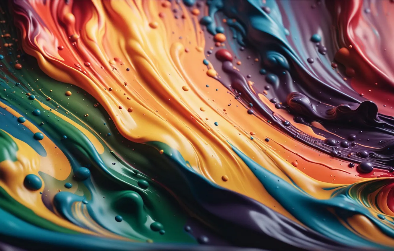 Photo wallpaper abstraction, paint, divorce, bright