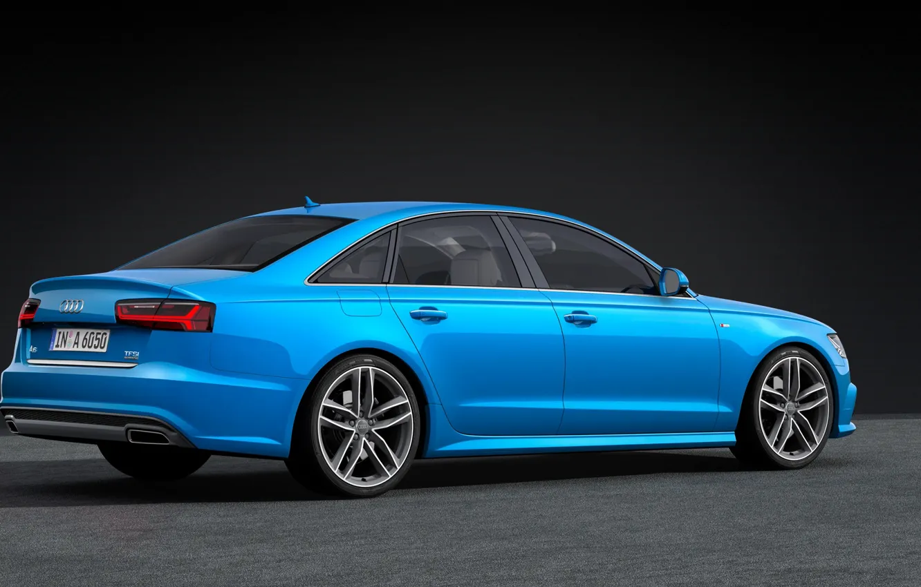 Photo wallpaper Audi, audi, blue, blue, s-line