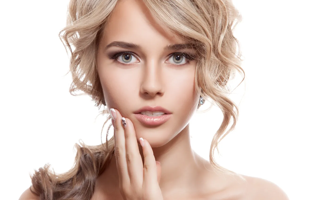 Photo wallpaper model, look, blonde