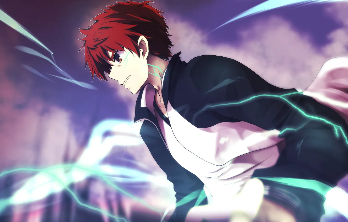 Photo wallpaper anger, anime, art, guy, Emiya Shirou, Fate / Stay Night