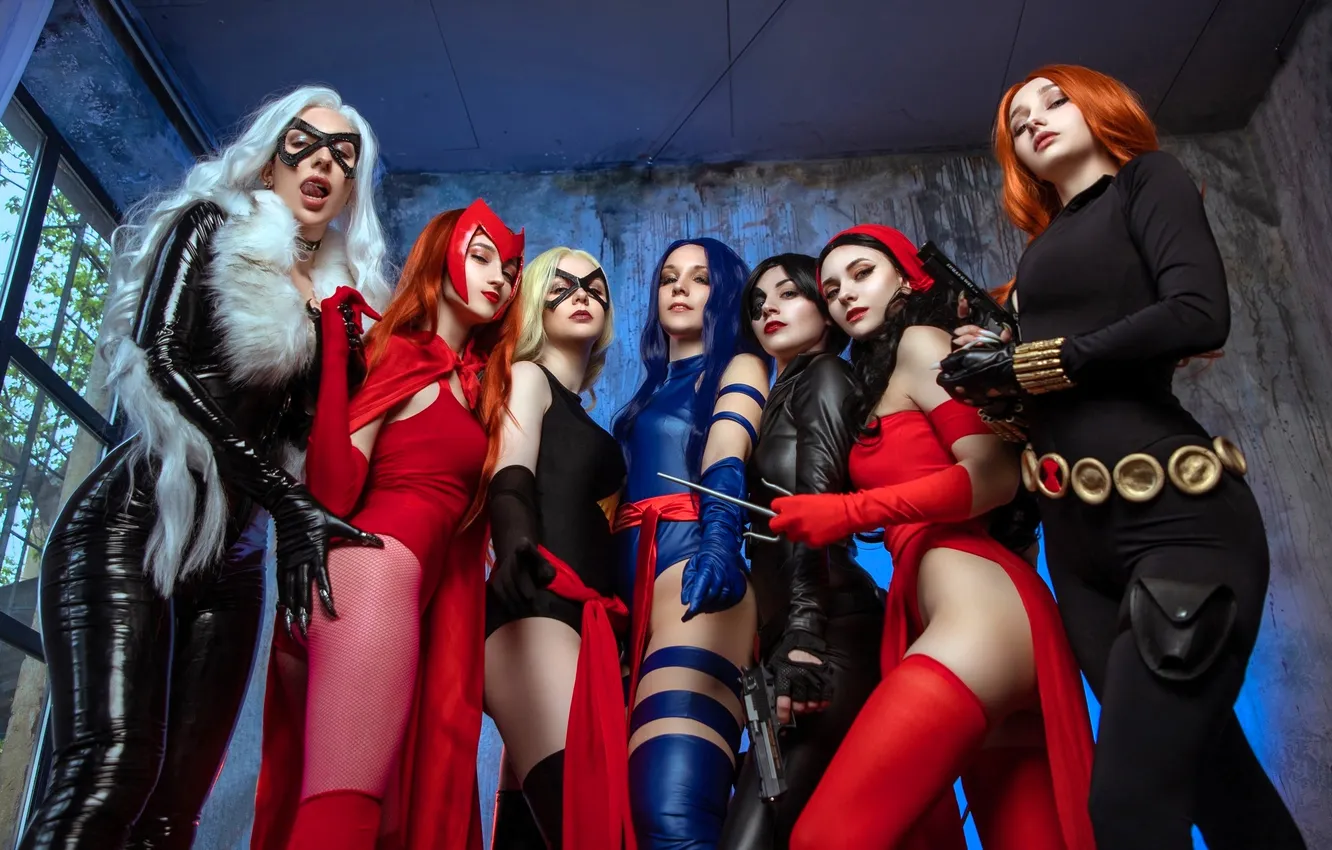 Photo wallpaper girl, costume, outfit, image, cosplay