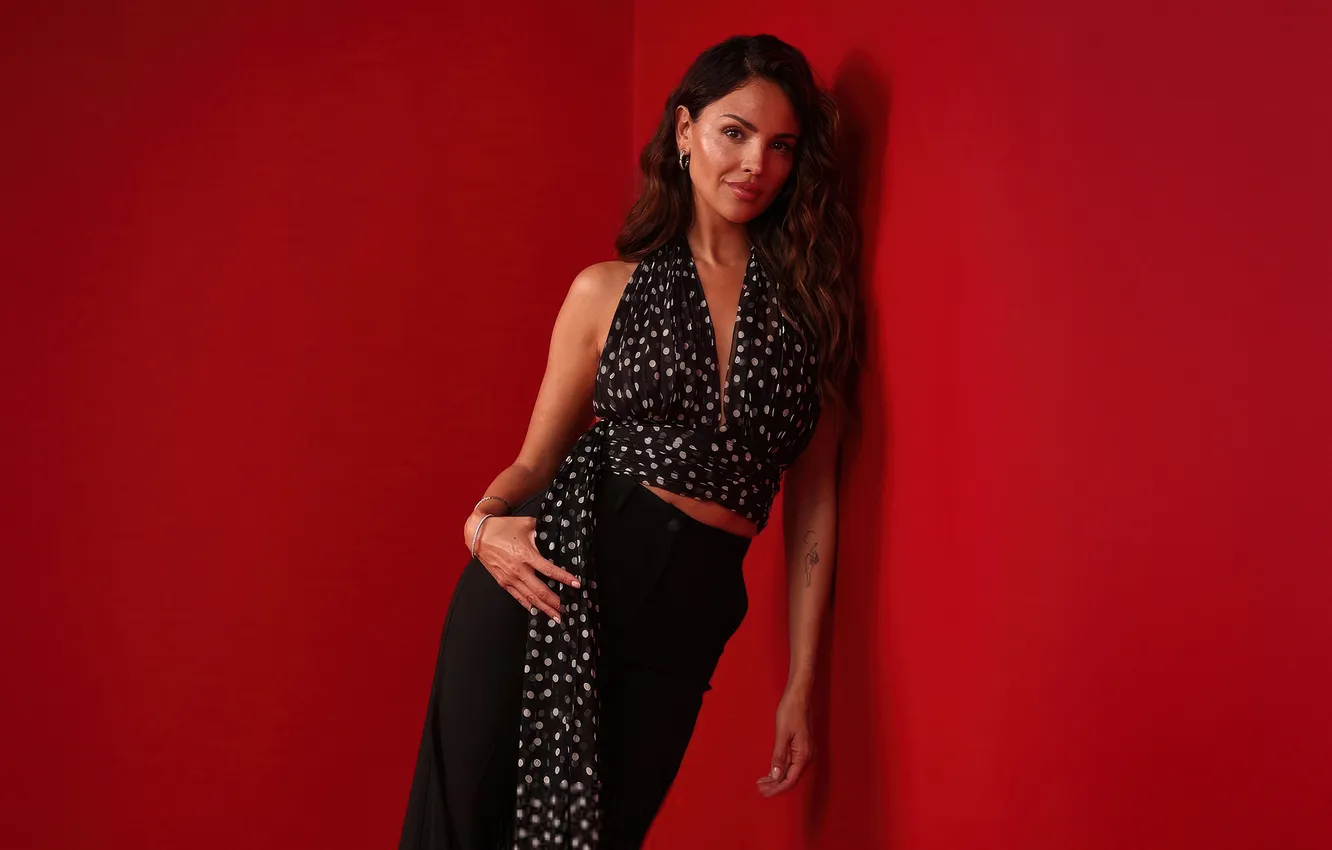 Photo wallpaper look, girl, pose, photo, background, blouse, beautiful, Eiza Gonzalez