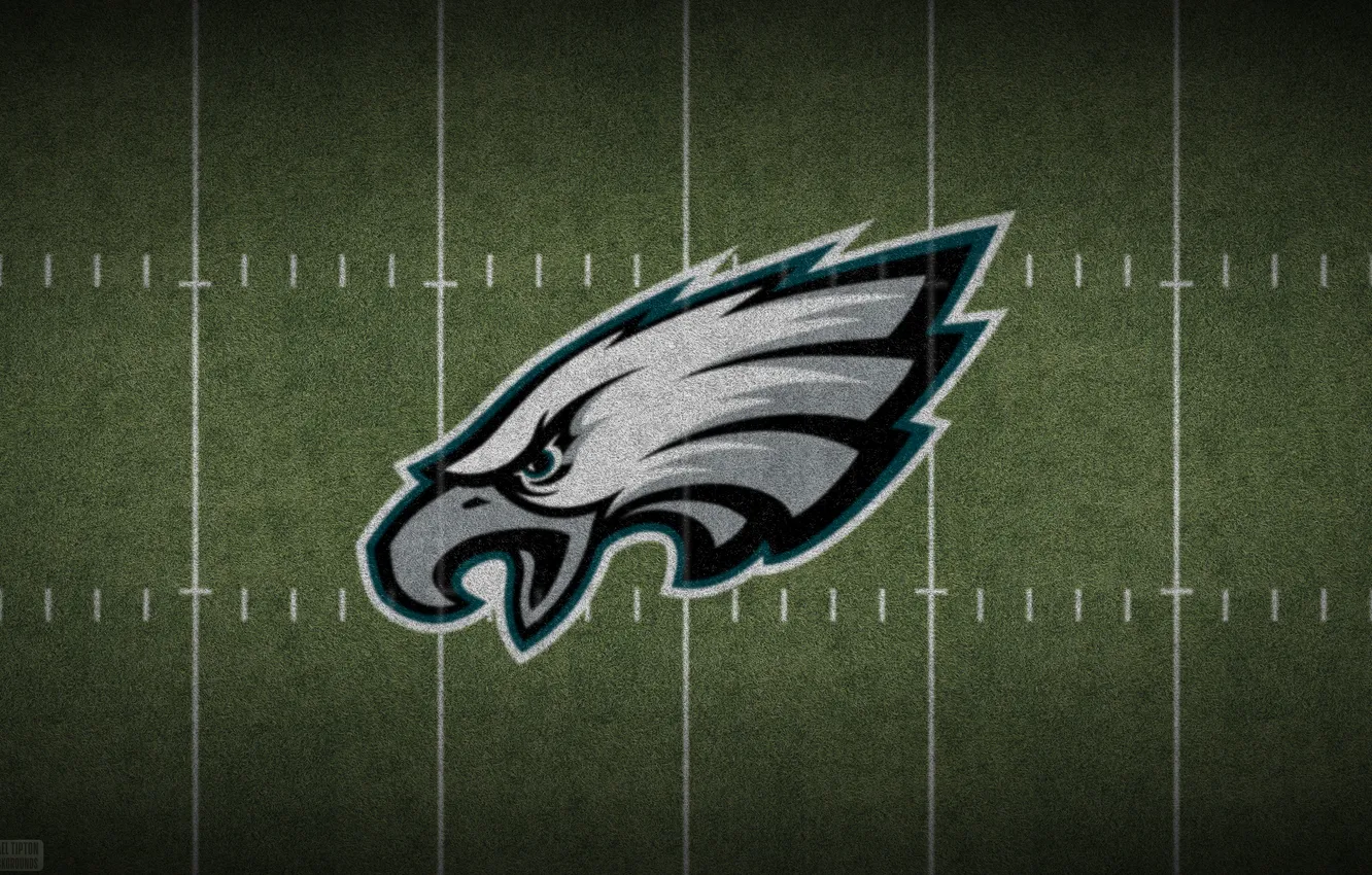 Photo wallpaper Logo, NFL, Philadelphia, Eagles, American Football, Philadelphia Eagles