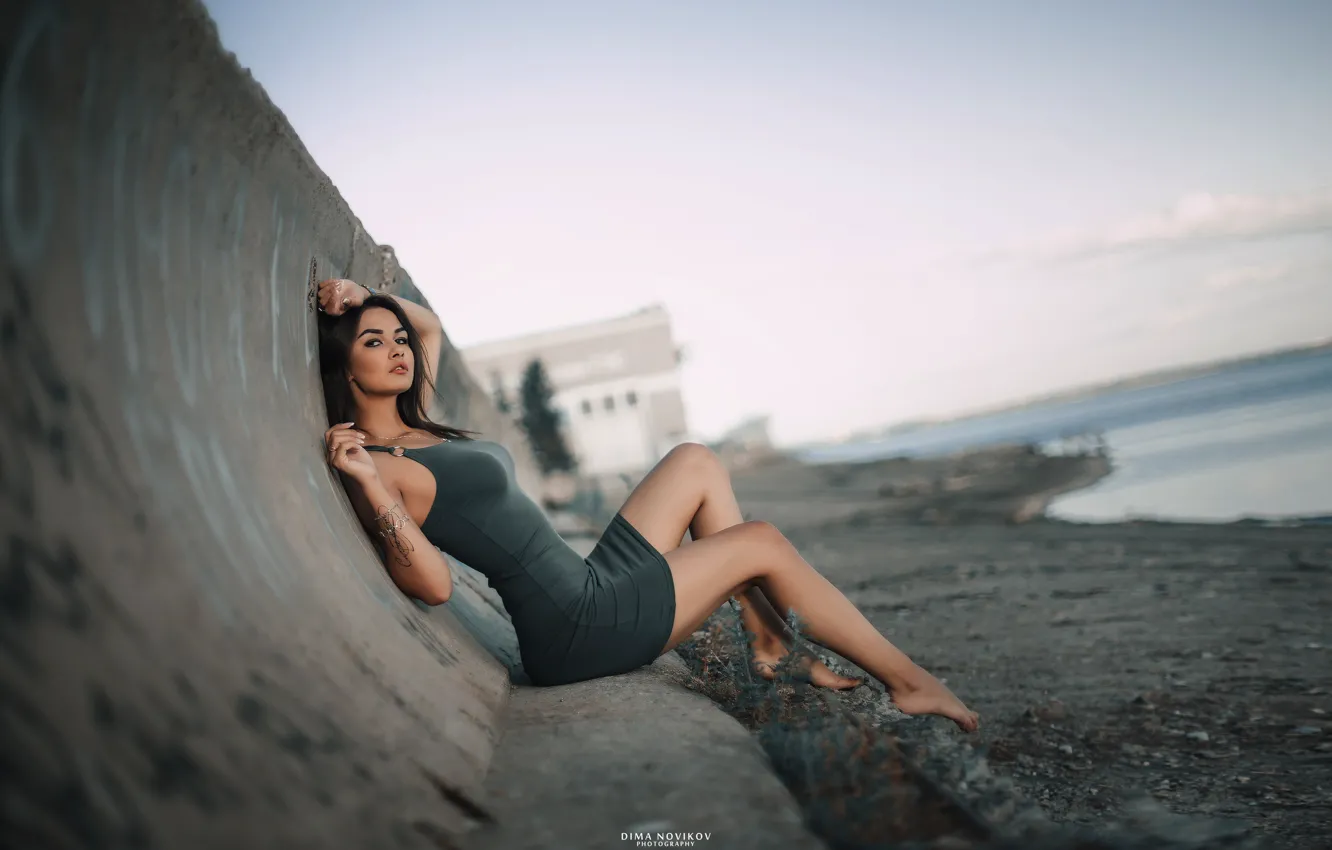 Photo wallpaper ass, water, girl, pose, Dima Novikov