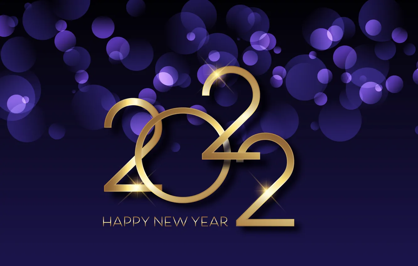 Photo wallpaper background, gold, new year, figures, purple, golden, New Year, purple