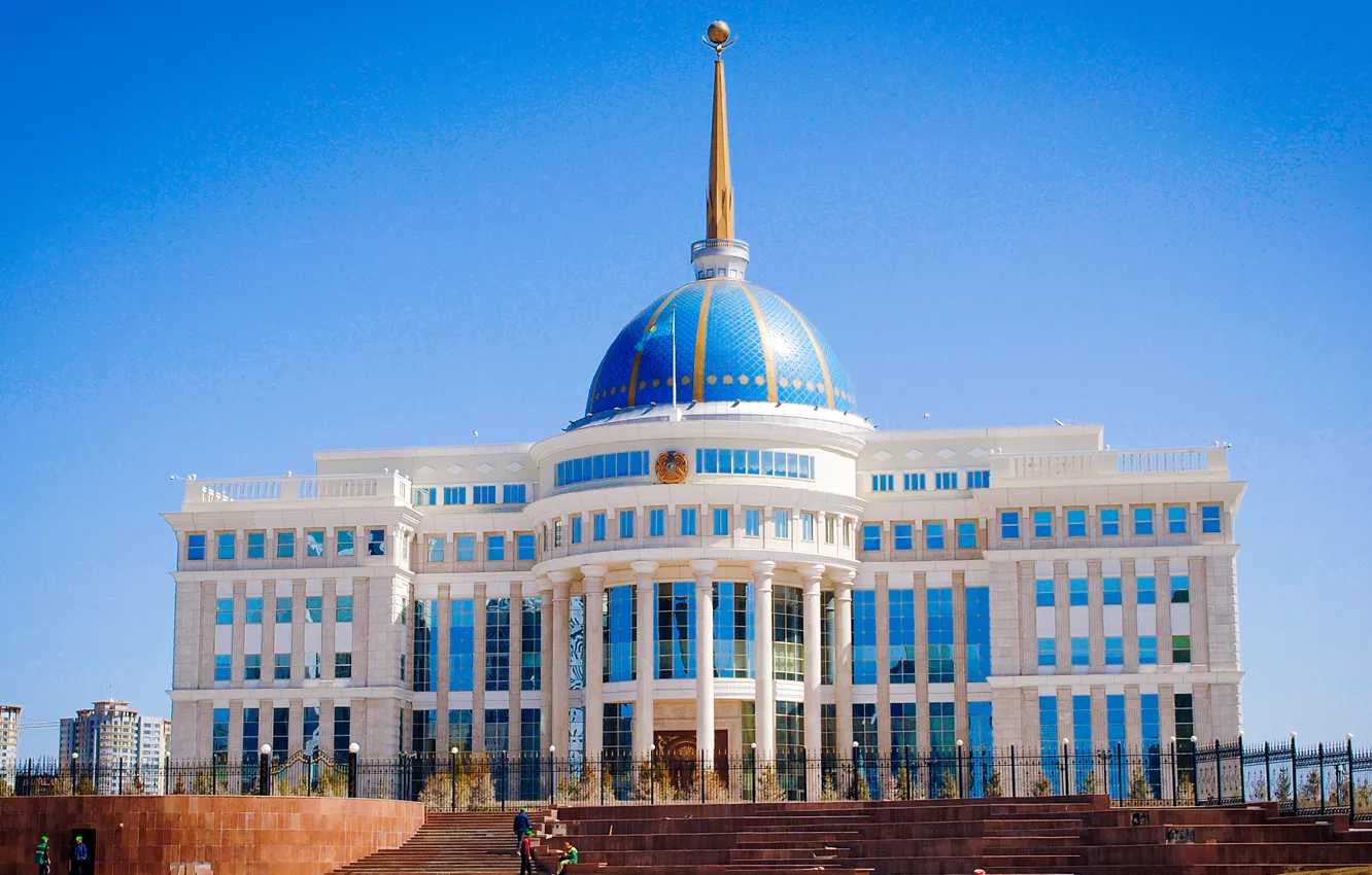 Photo wallpaper Astana, Kazakhstan, Ak orda, Beautiful construction