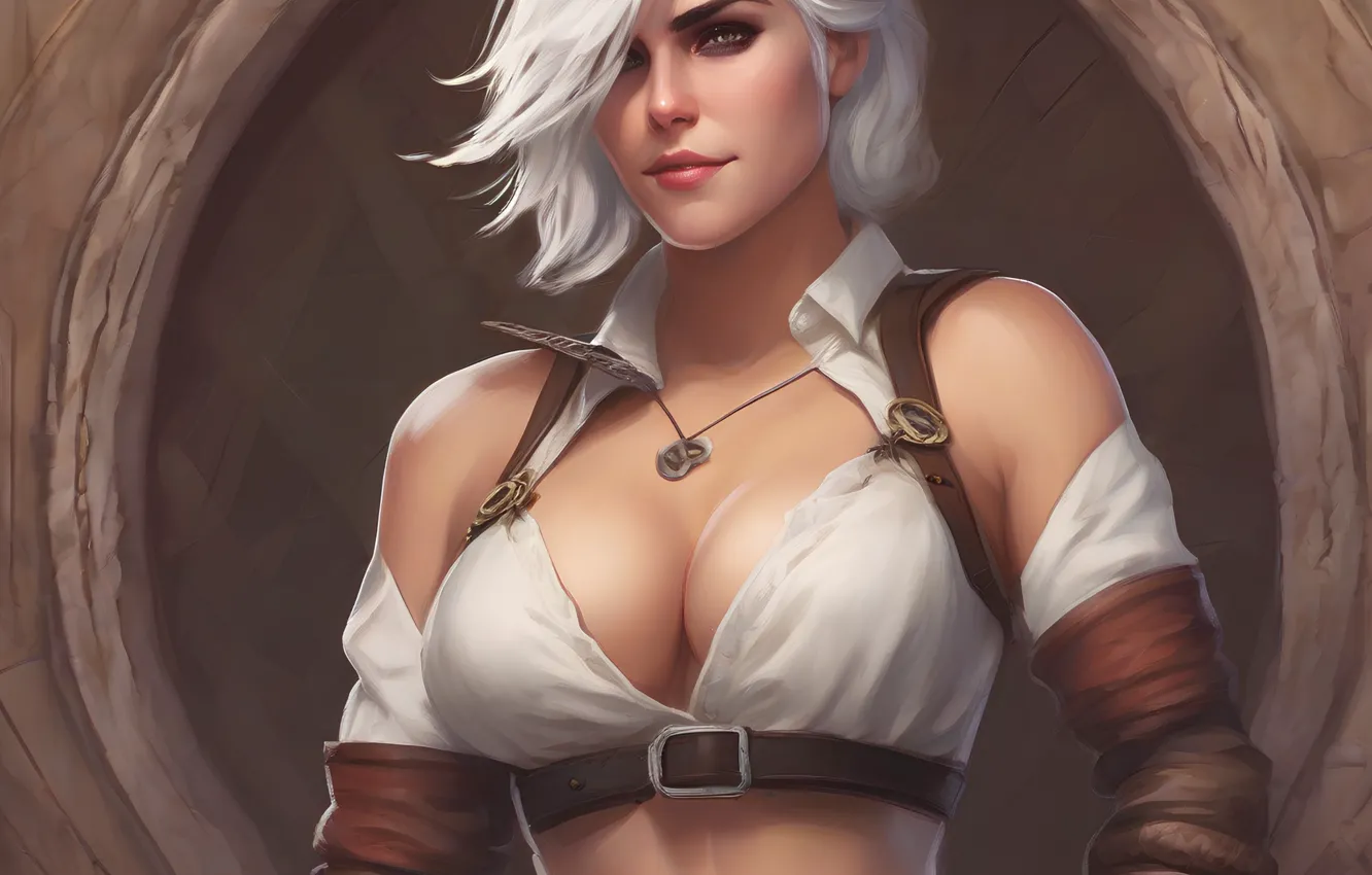 Photo wallpaper art, Witcher, Ciri
