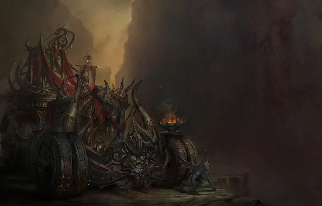 Photo wallpaper machine, fiction, transport, monster, the demon, fantasy, monster, art