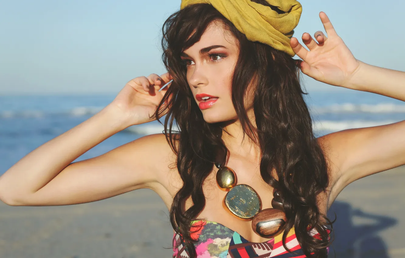 Photo wallpaper summer, mood, shore, model, Casey Carlson