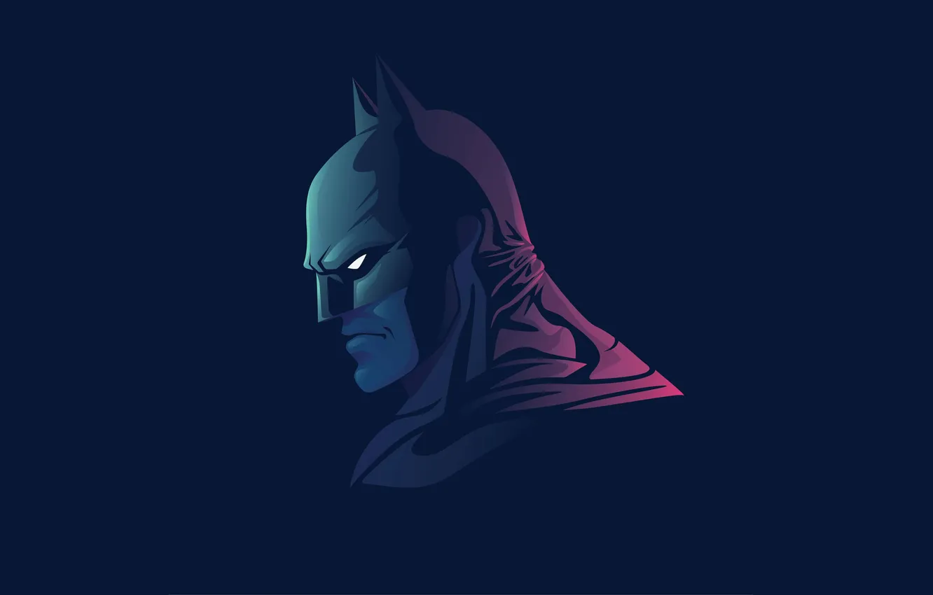 Photo wallpaper batman, movie, the game, minimalism, Batman, game, the dark knight, minimalism