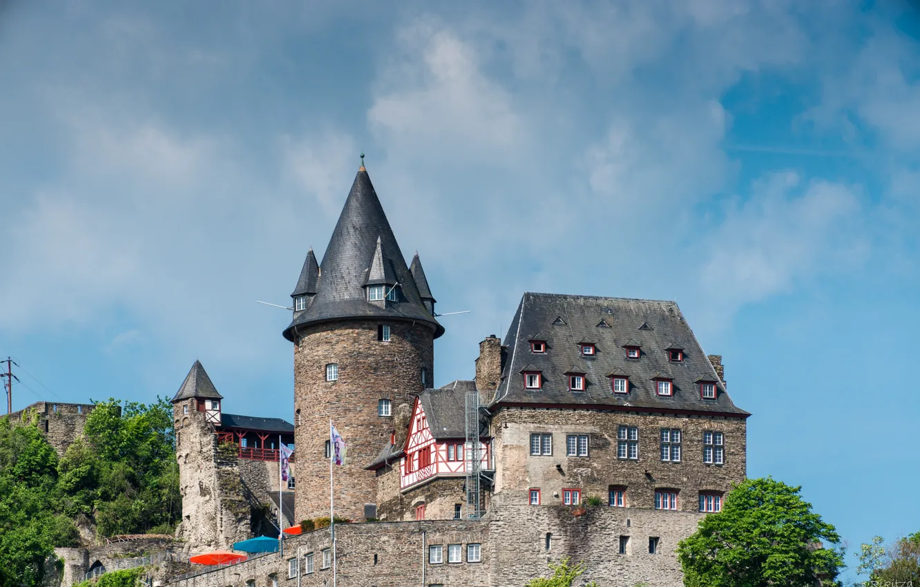 Photo wallpaper the city, castle, castle, Town