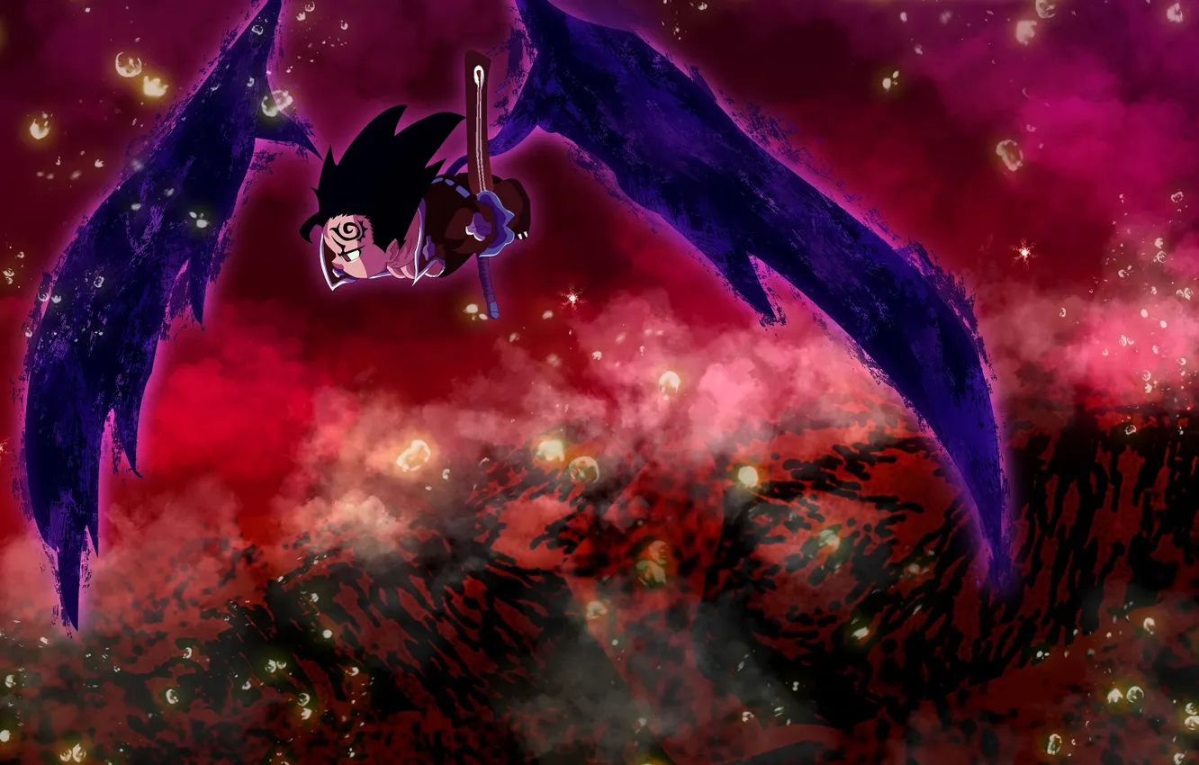 Photo wallpaper wings, Flies, Nanatsu no Taizai, The seven deadly sins