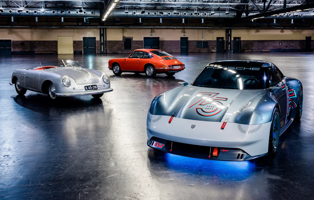 Photo wallpaper Concept, Porsche, Vision, Porsche 911, 357, Porsche 356, 2023, Porsche Vision 357 Concept