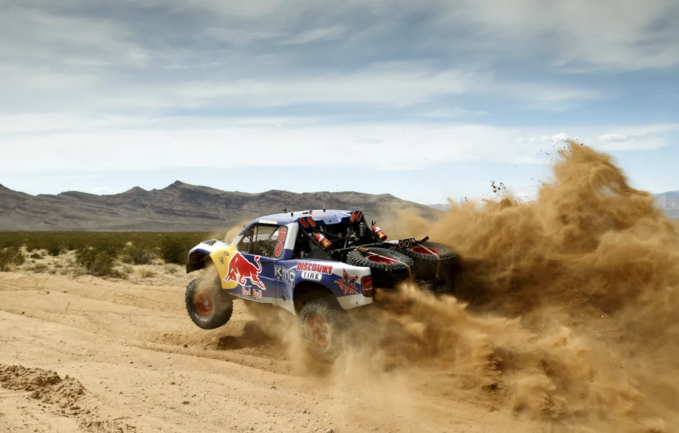 Photo wallpaper race, desert, desert, race, buggy, baggi