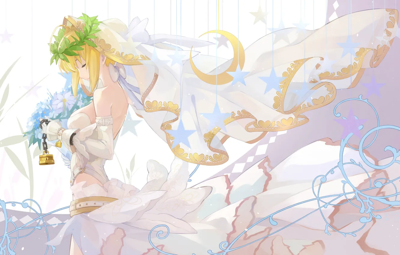 Photo wallpaper girl, anime, the saber, Fate / Grand Order
