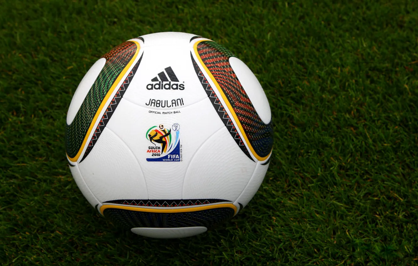 Photo wallpaper Photo, Grass, The ball, World, 2010, Lawn, Africa, Cup