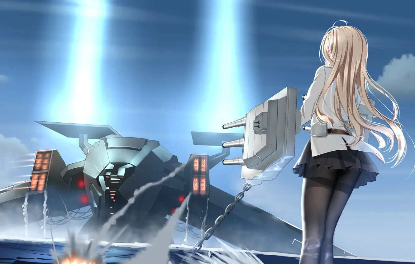 Photo wallpaper girl, fiction, anime, zhanjian shaonu