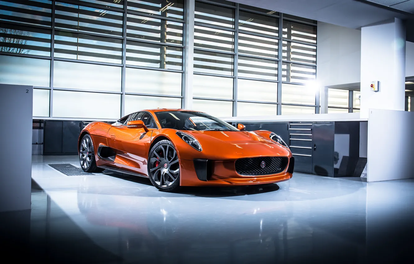 Photo wallpaper Jaguar, Jaguar, James Bond, James bond, C-X75, 2015, 007 Spectre