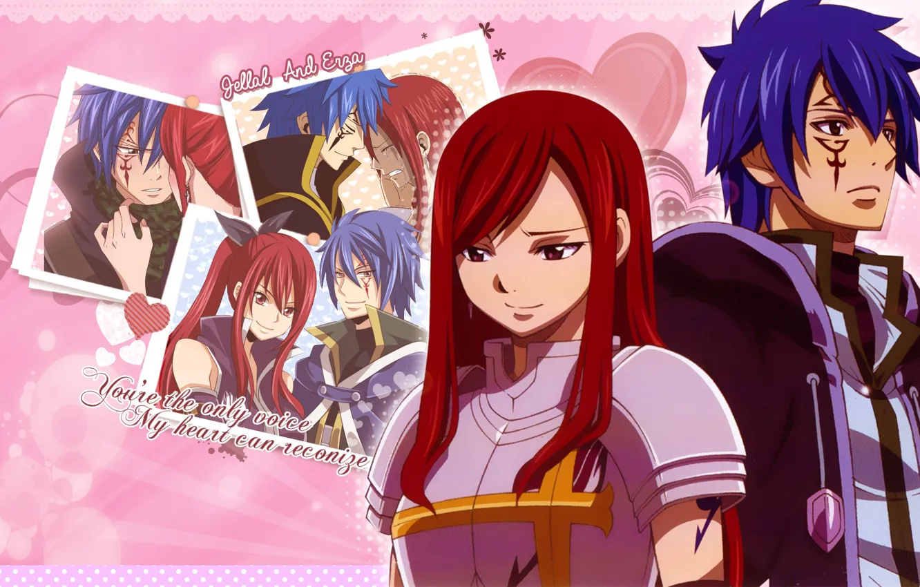 Photo wallpaper anime, art, guy, fairy tail, Gerard, Elsa, Fairy tail