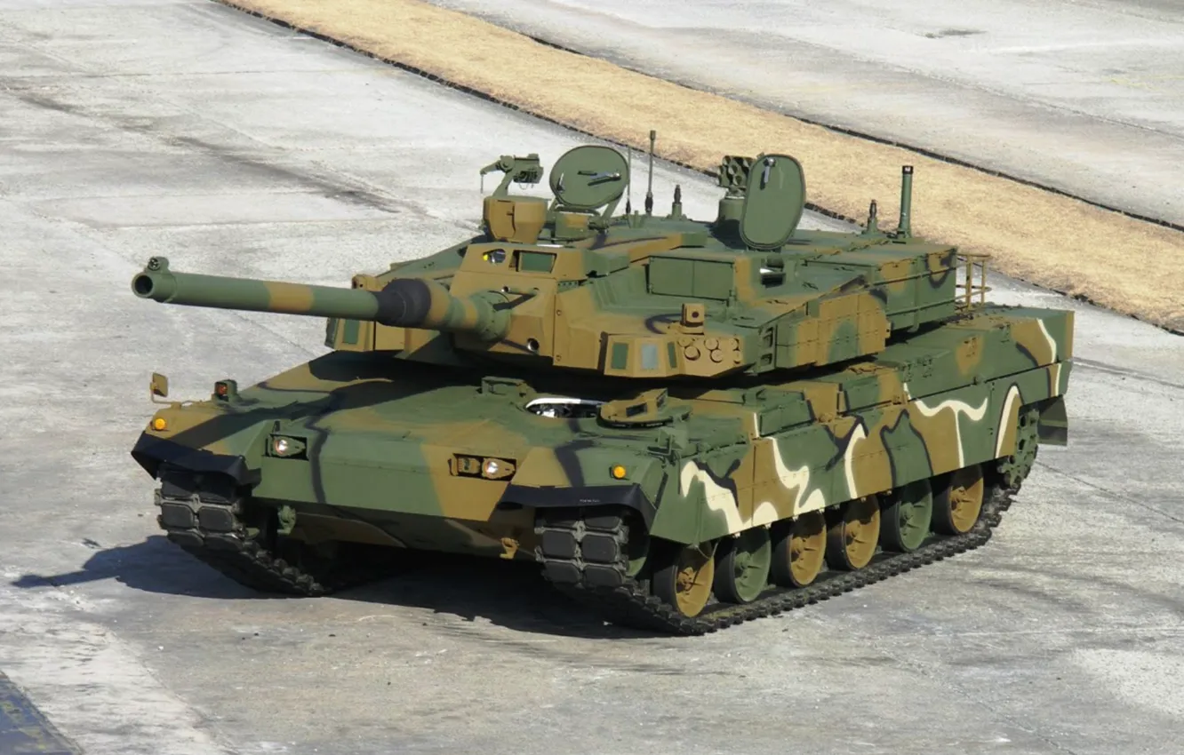 Photo wallpaper tank, South Korea, K1A2, Black Panther, «Black Panther»