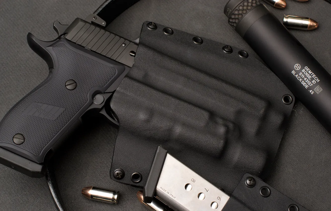 Photo wallpaper P220, SIG Sauer, Self-loading pistol