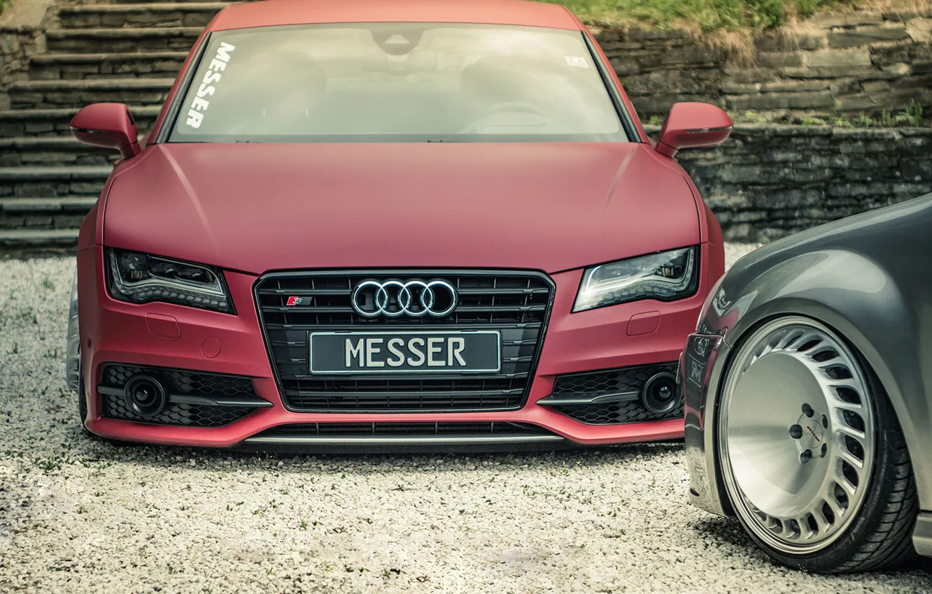 Photo wallpaper Audi, tuning, drives, Audi A7