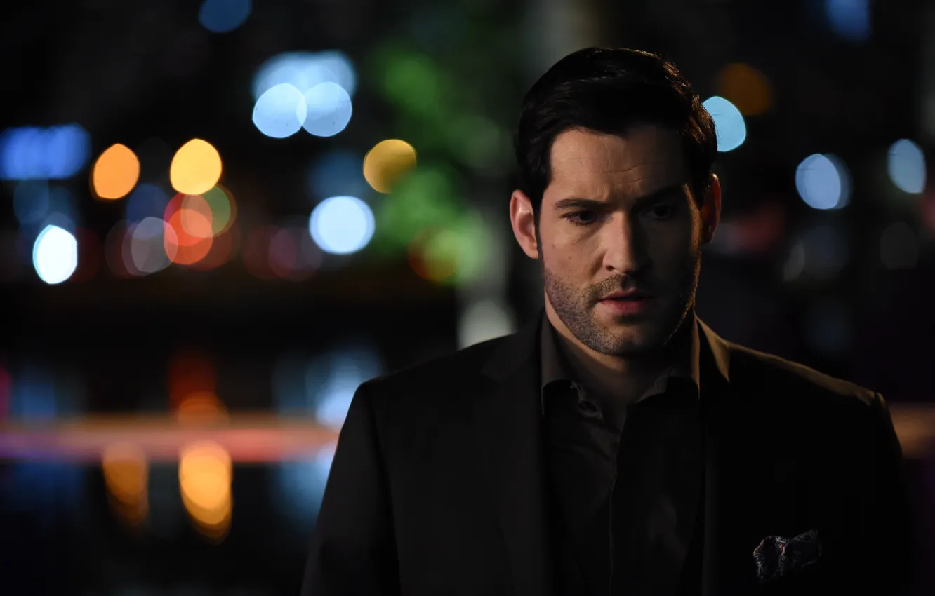 Photo wallpaper the evening, the series, TV series, Lucifer, Tom Ellis, Lucifer, Tom Ellis, Lucifer Morningstar