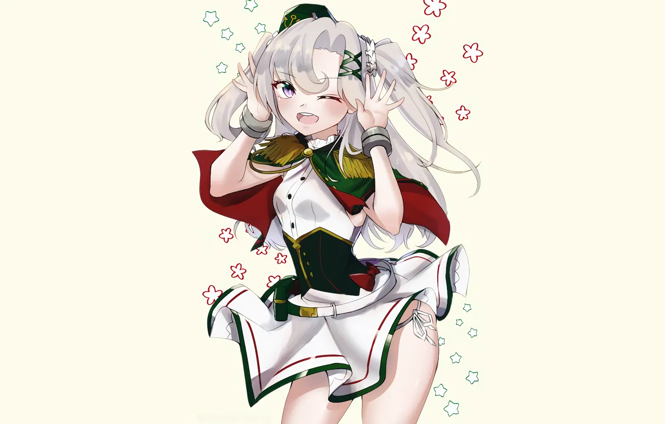 Photo wallpaper girl, sexy, long hair, dress, anime, beautiful, purple eyes, pretty