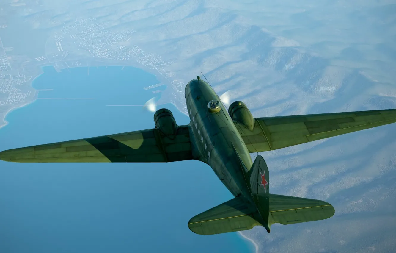 Photo wallpaper USSR, Li-2, IL-2 Sturmovik: Great Battles