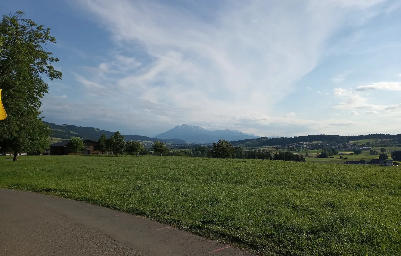 Photo wallpaper Switzerland, Alps, mount Pilatus